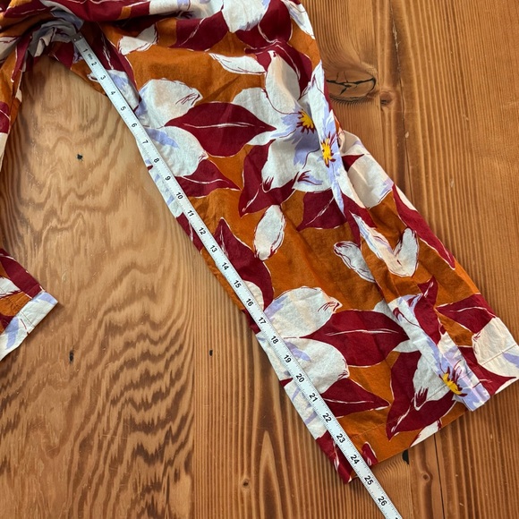 Madewell Tie-Front Jumpsuit in Island Magnolias - Picture 12 of 12